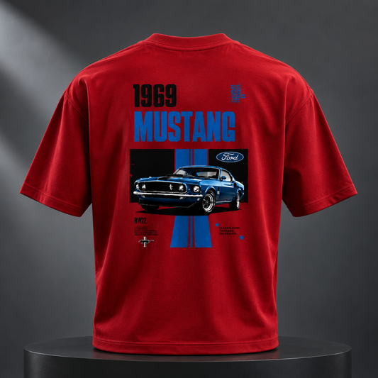 1969 Mustang Classic: Oversized T-Shirt